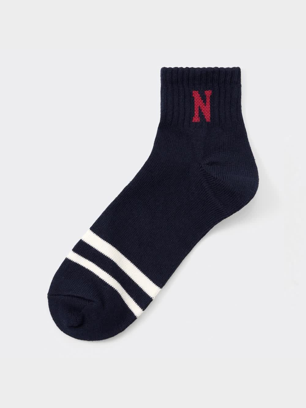 ご予約済みのお品です GU公式 | アンクルソックス(アルファベット)