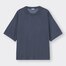 シアーリラックスフィットセーター(5分袖)NT+E-BLUE