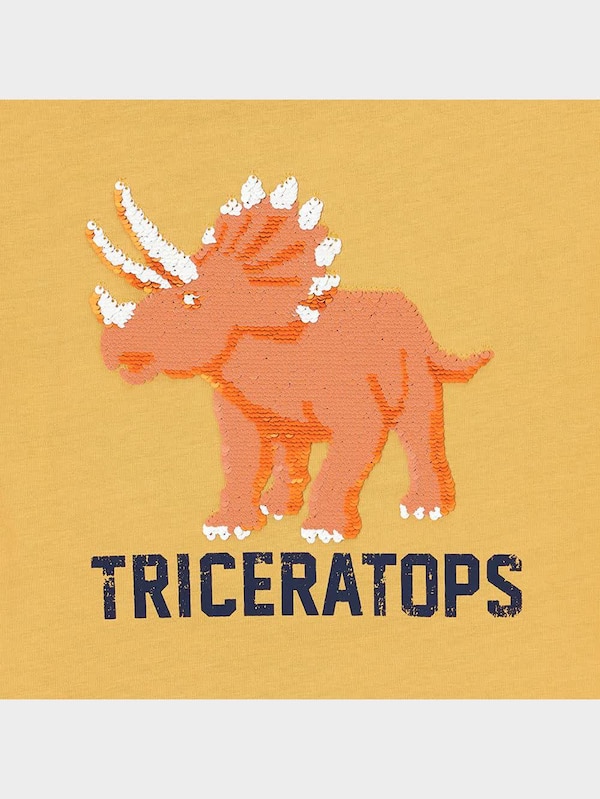 BOYSスパンコールT(半袖)(トリケラトプス)