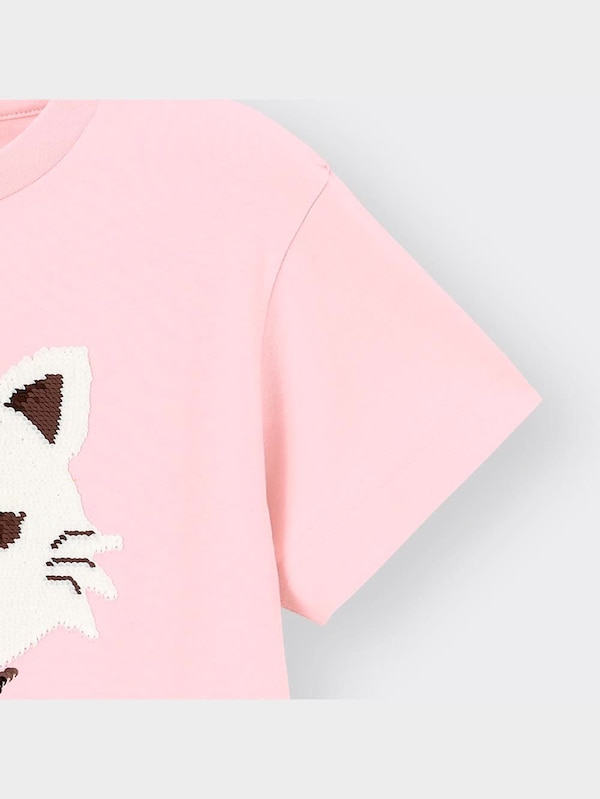 GIRLSスパンコールT(半袖)(キャット)+E