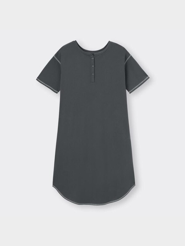 2WAYワッフルラウンジワンピース(半袖)+E