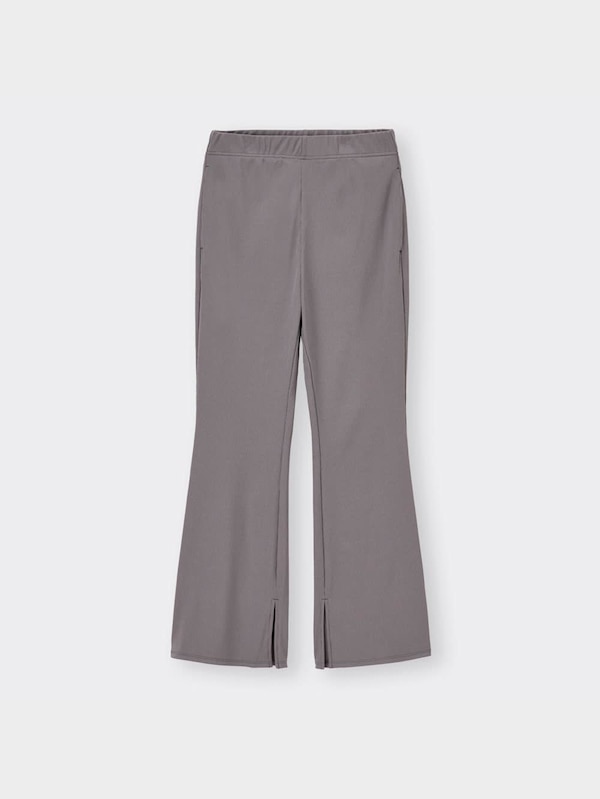 リブスリムフレアパンツ