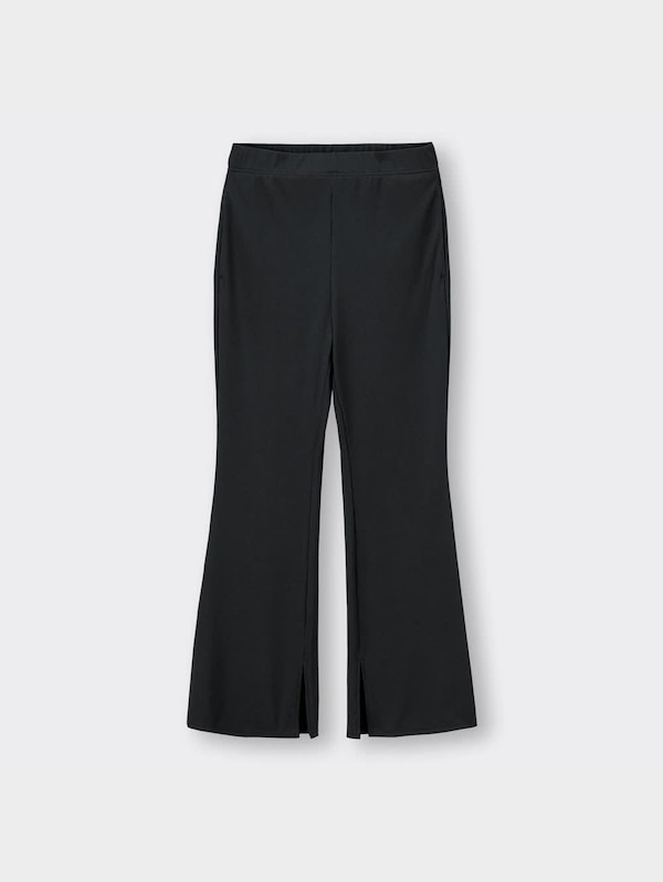 リブスリムフレアパンツ