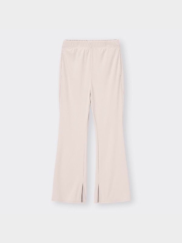 リブスリムフレアパンツ