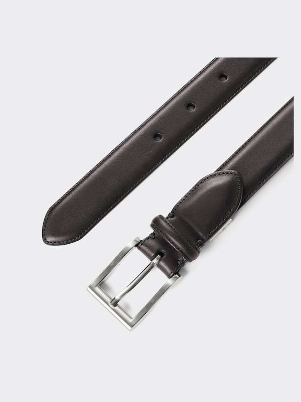 ベジタブルタンドレザーサイドステッチベルト(アジャスタブル)