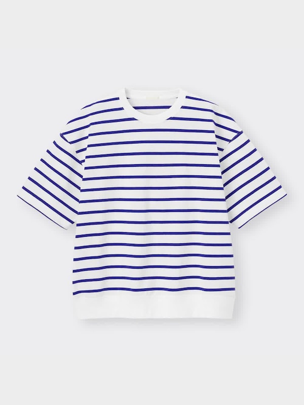 スウェT(5分袖)(ボーダー)