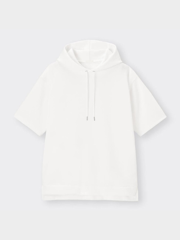 ドライダブルフェイスビッグパーカ(5分袖)