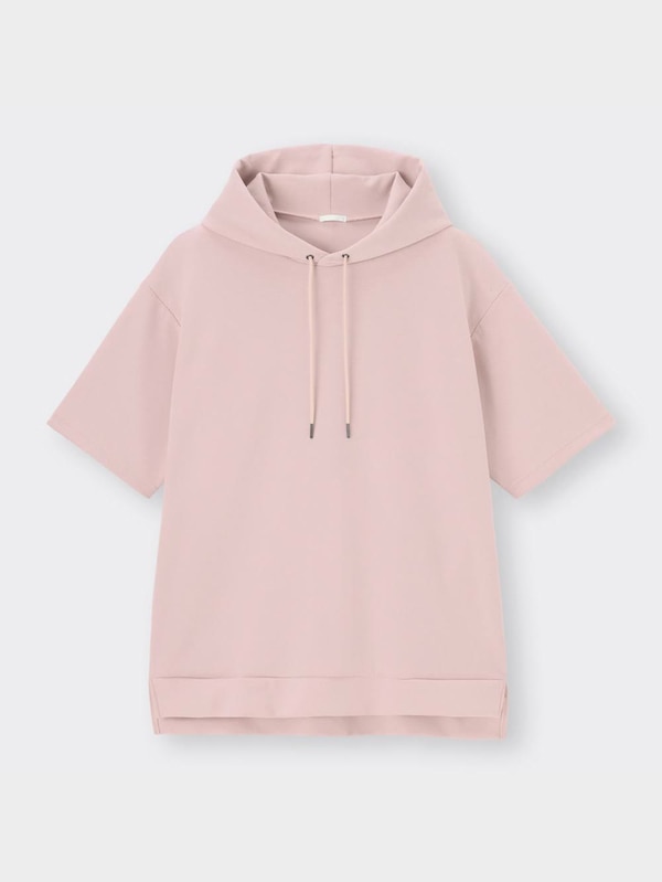 ドライダブルフェイスビッグパーカ(5分袖)