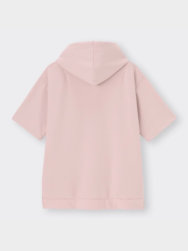 ドライダブルフェイスビッグパーカ(5分袖)