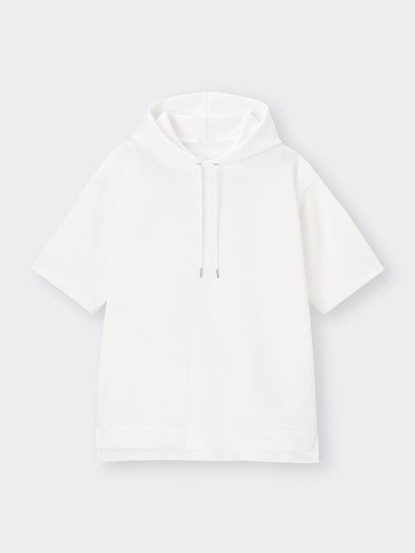 ドライダブルフェイスビッグパーカ(5分袖)