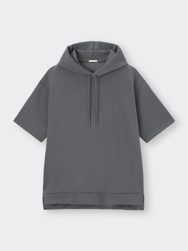 ドライダブルフェイス��ビッグパーカ(5分袖)