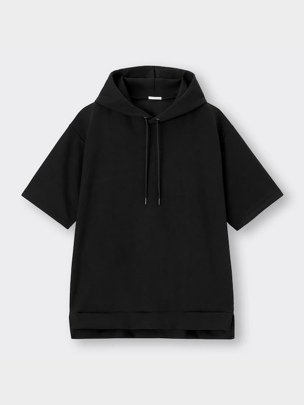 ドライダブルフェイスビッグパーカ(5分袖)