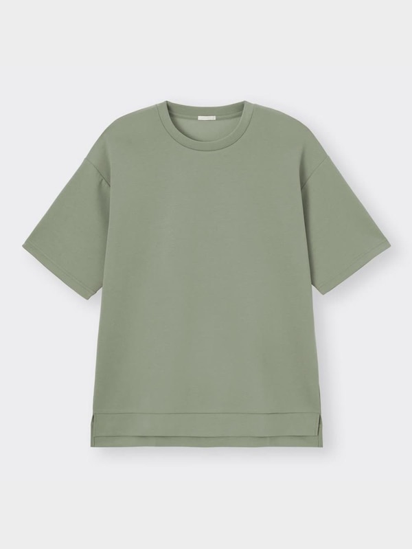 ドライダブルフェイスビッグプルオーバー(5分袖)