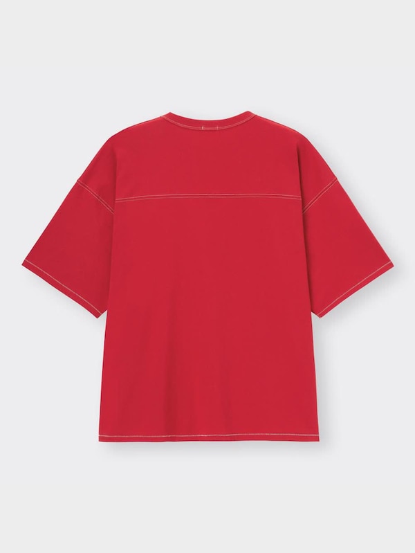 フットボールワイドフィットT(5分袖)(ステッチ)