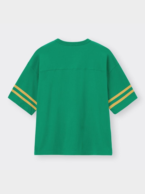 フットボールワイドフィットT(5分袖)(ライン)