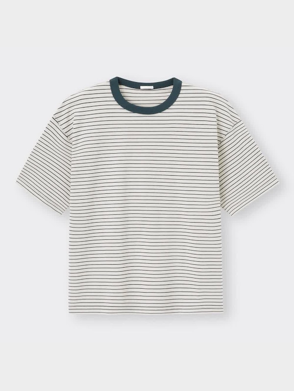 リンガービッグT(5分袖)(ボーダー)