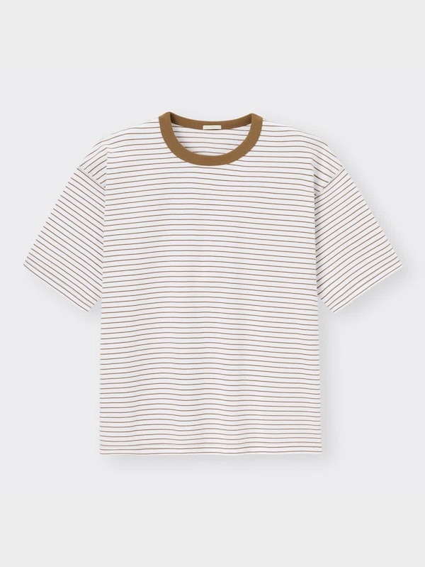 リンガービッグT(5分袖)(ボーダー)