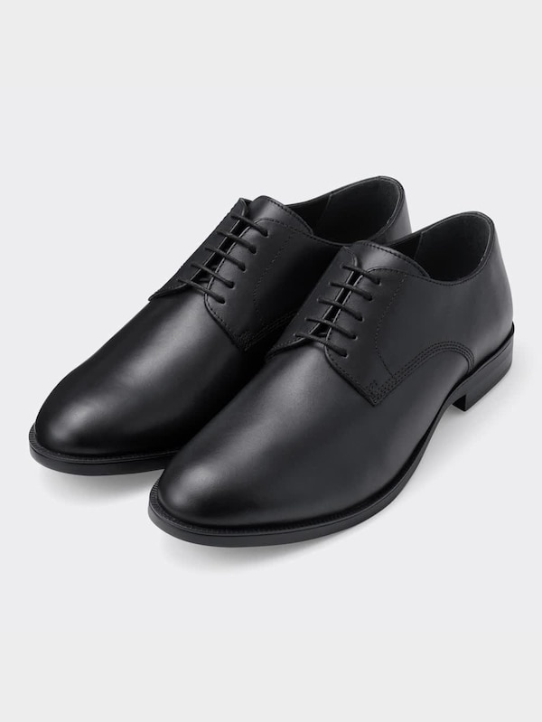 リアルレザーダービーシューズ