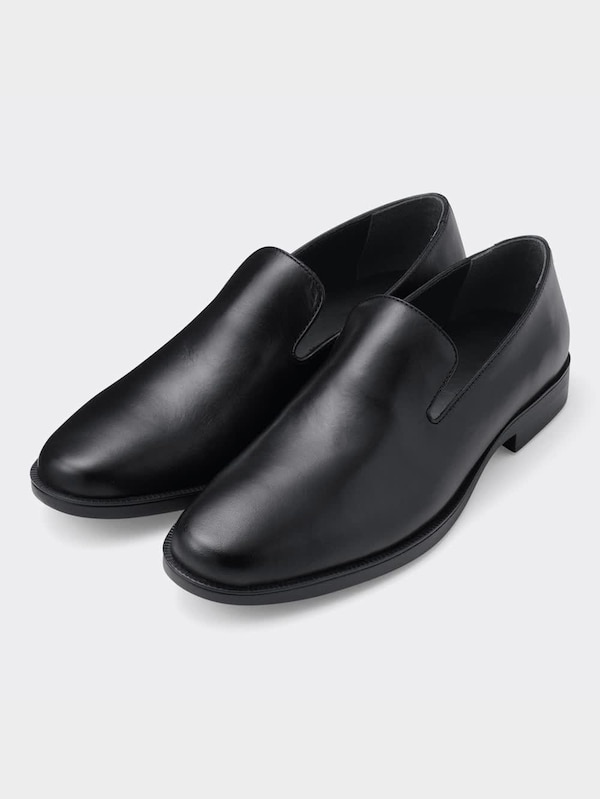 リアルレザーオペラシューズ