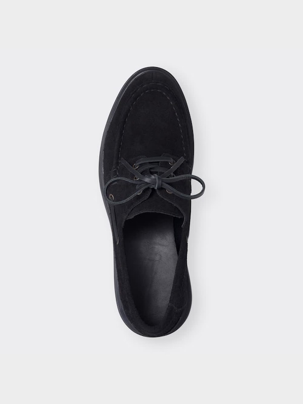 リアルレザーデッキシューズ+E