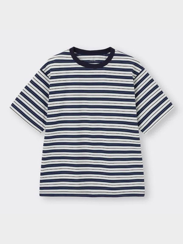 クイックドライビッグT(半袖)(ボーダー)GA+E