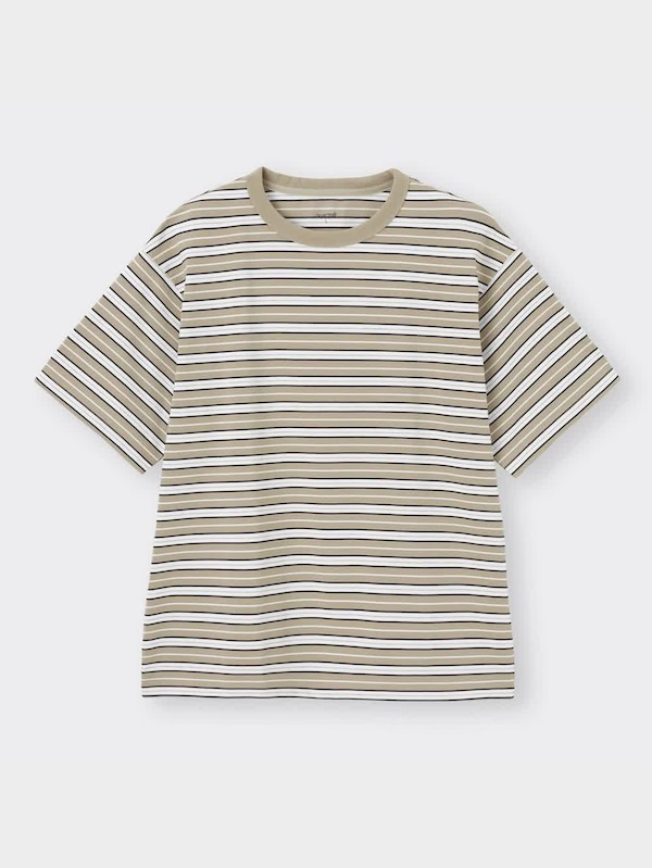 クイックドライビッグT(半袖)(ボーダー)GA+E