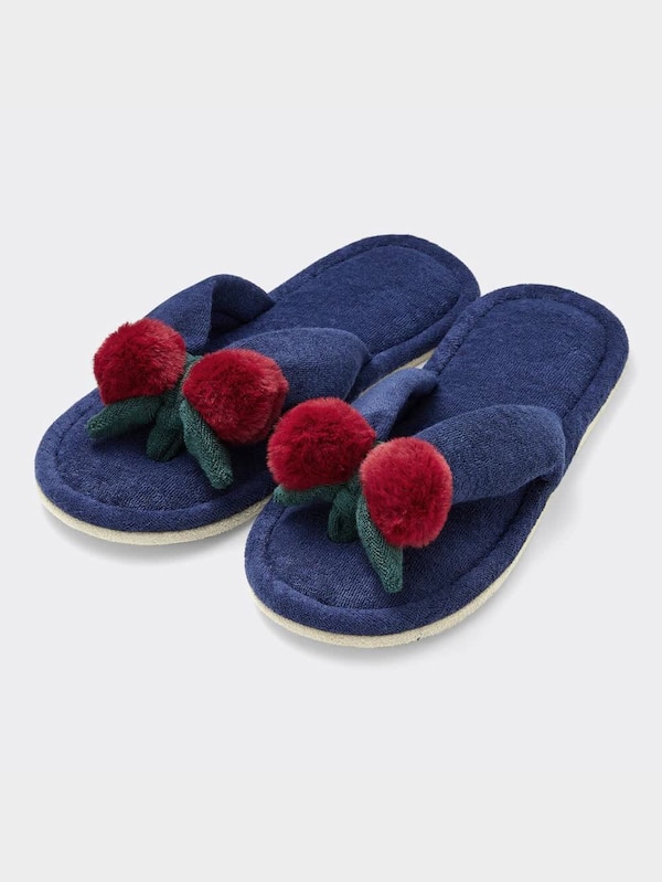 パイルルームシューズ(チェリー)