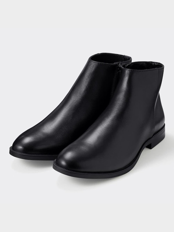 リアルレザーショートブーツ+X