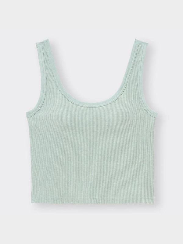 ブラフィールクロップドバックオープンタンクト  ップ