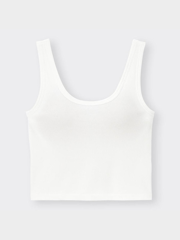 ブラフィールクロップドバックオープンタンクトップ