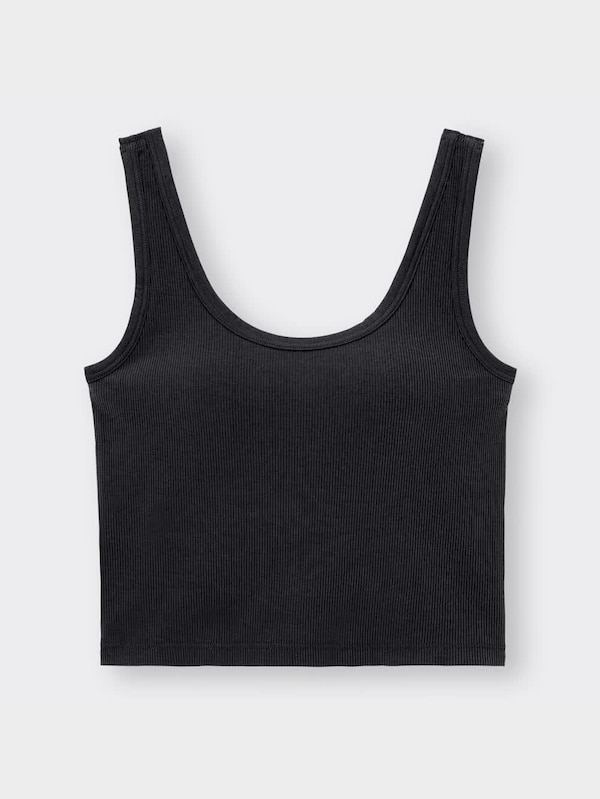 ブラフィールクロップドバックオープンタンクトップ