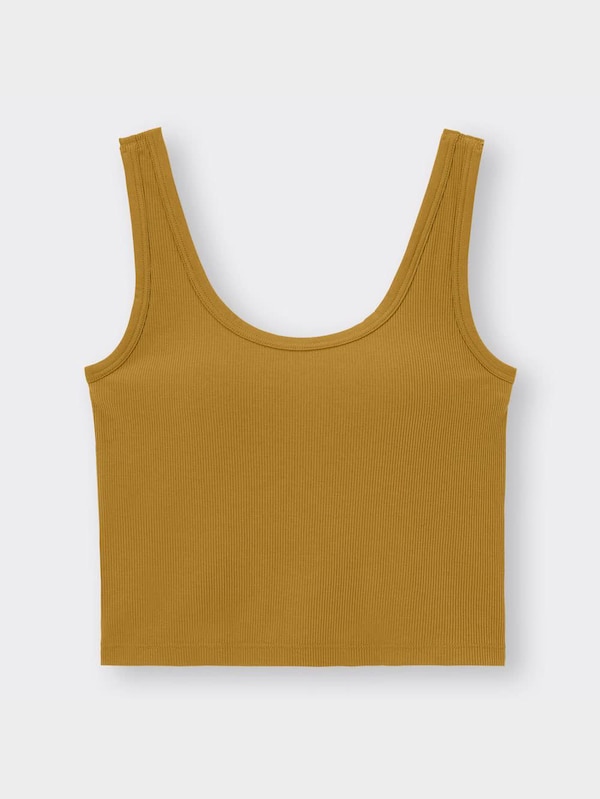 ブラフィールクロップドバックオープンタンクトップ