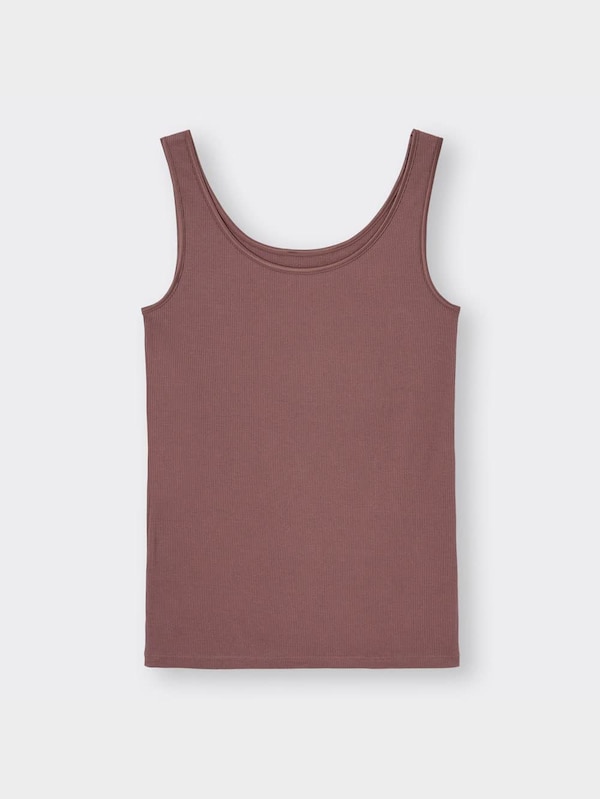 スタイルオーガニックコットンリブタンクトップ