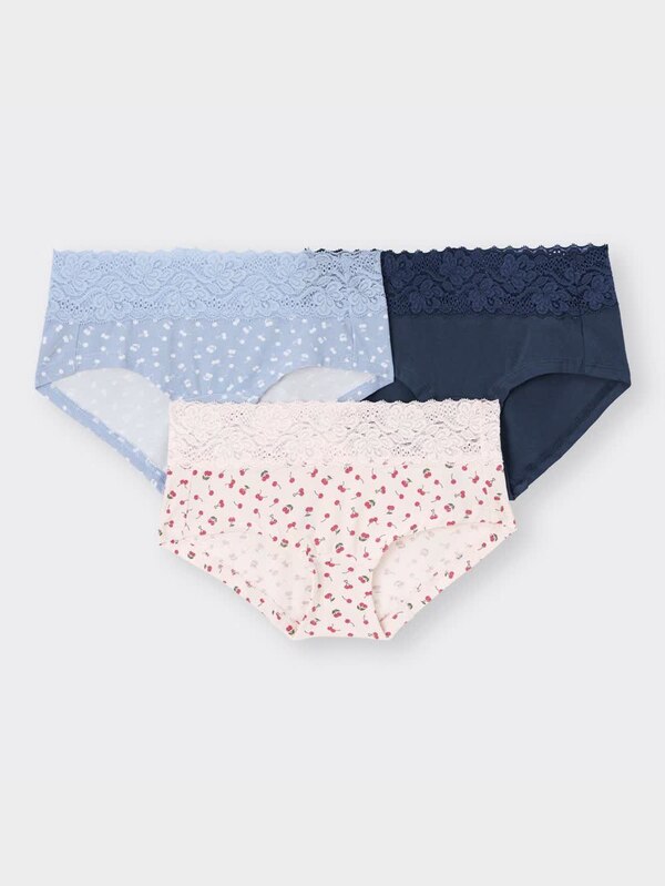 ローライズショーツ3P