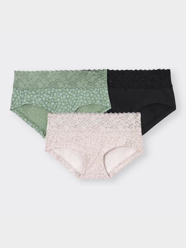 ローライズショーツ3P