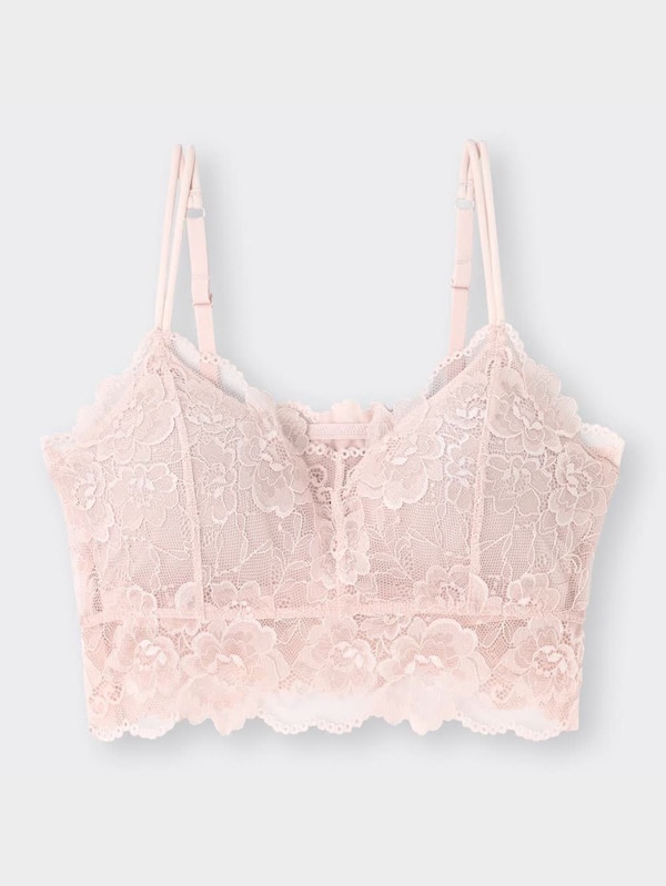 ナチュラルサポートブラ(ノンワイヤー)(レース)