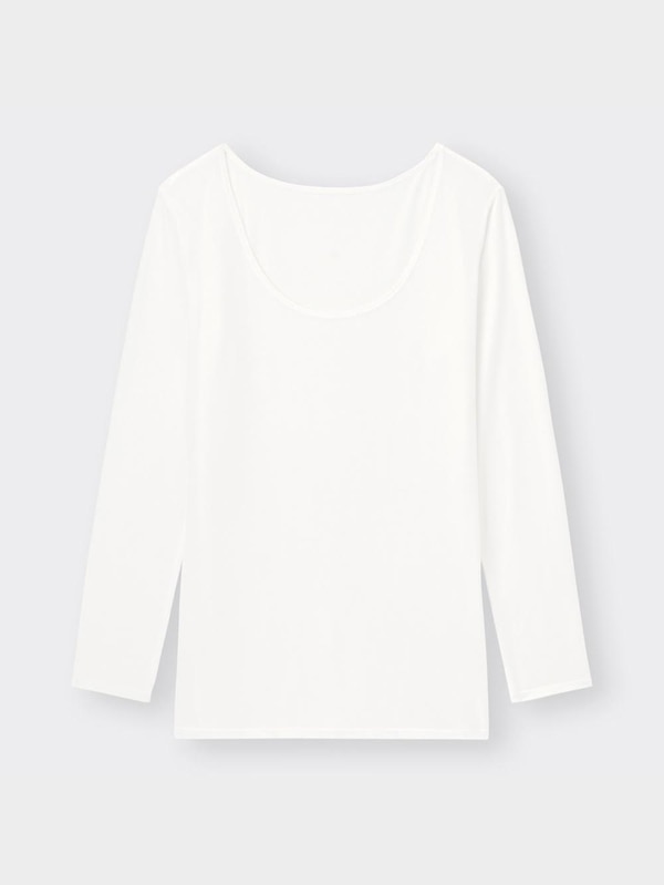 スタイルヒートUネックT(8分袖)