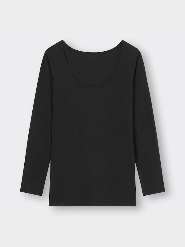 スタイルヒートUネックT(8分袖)