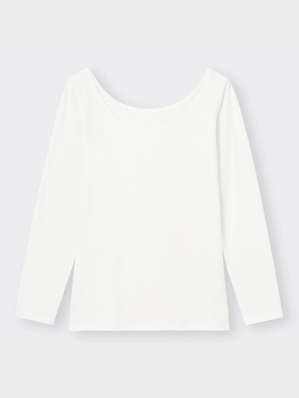 スタイルヒートエクストラワイドネックT(長袖)