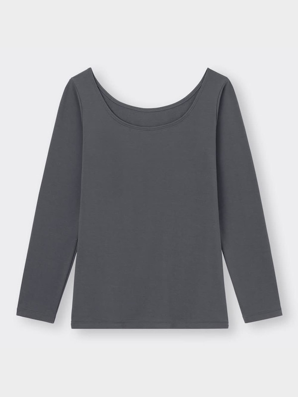 スタイルヒートエクストラワイドネックT(長袖)