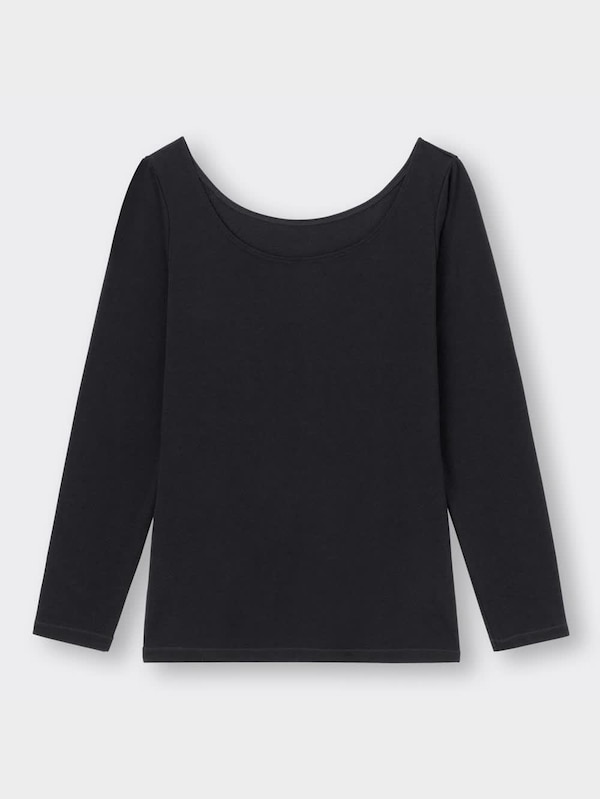 スタイルヒートエクストラワイドネックT(長袖)