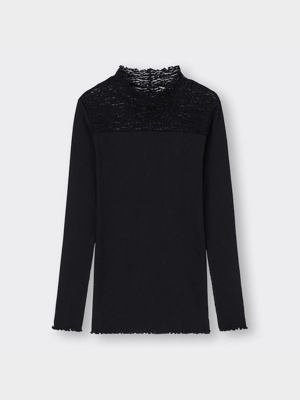 スタイルヒートリブレースハイネックT(長袖)