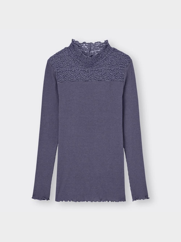 スタイルヒートリブレースハイネックT(長袖)