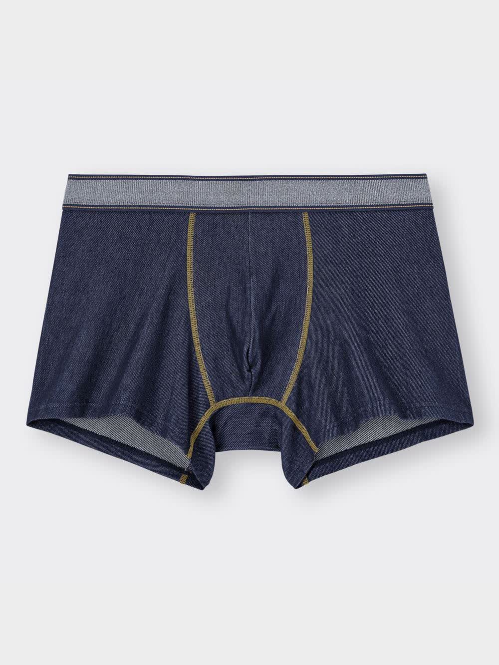 GU公式 | ボクサーパンツ(ローライズ)(デニムライク)+X