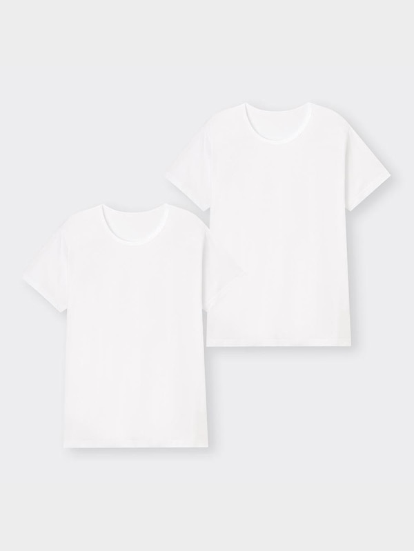 インナークルーネックT(半袖)2P