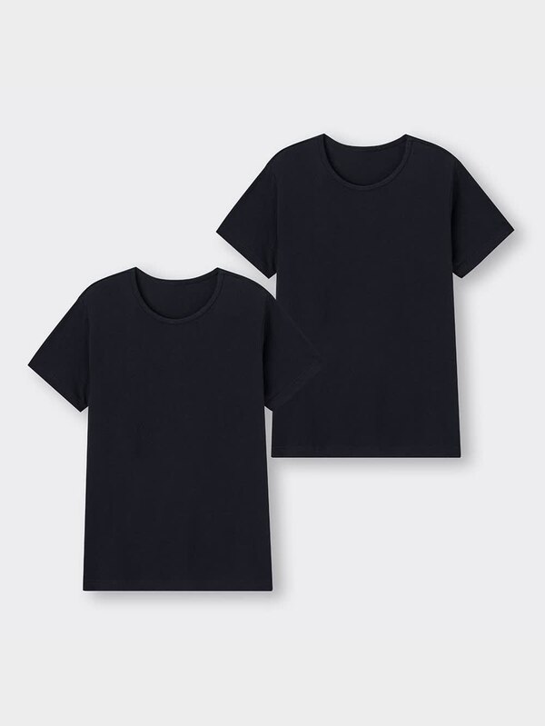 インナークルーネックT(半袖)2P