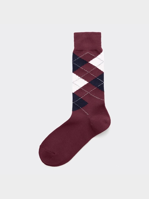 スタイルヒートレギュラーソックス(アーガイル)