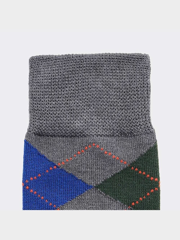 スタイルヒートレギュラーソックス(アーガイル)