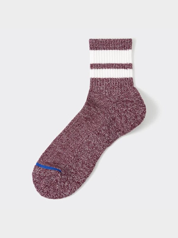 スタイルヒートアンクルソックス(ライン)