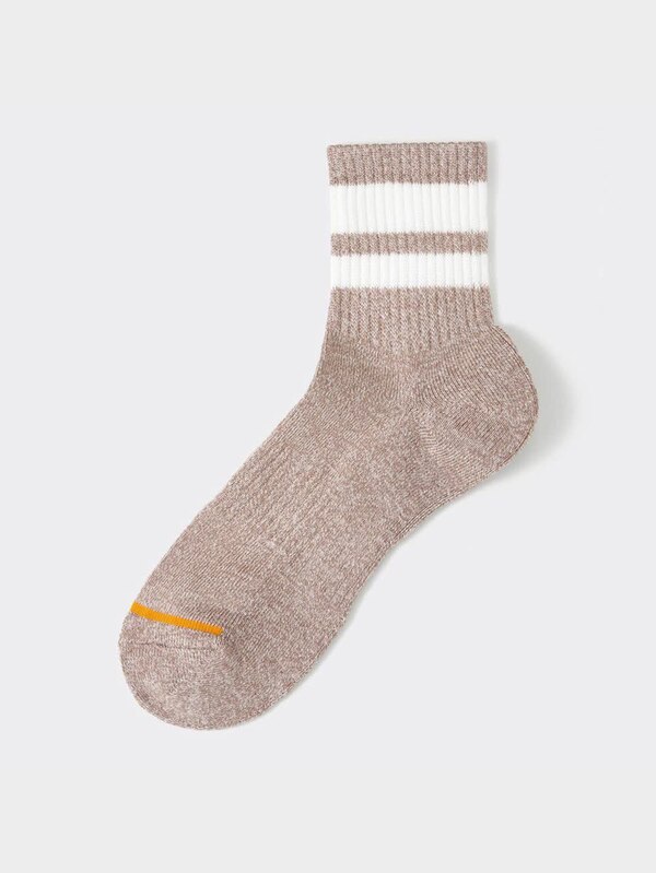 スタイルヒートアンクルソックス(ライン)